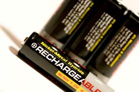 Rechargeable nickel metal hydride batteries