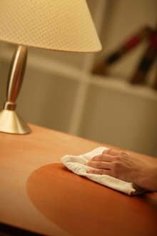 Removing dust from your furniture
