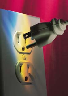 Electrical plug and socket