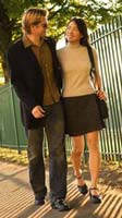 Couple taking a walk